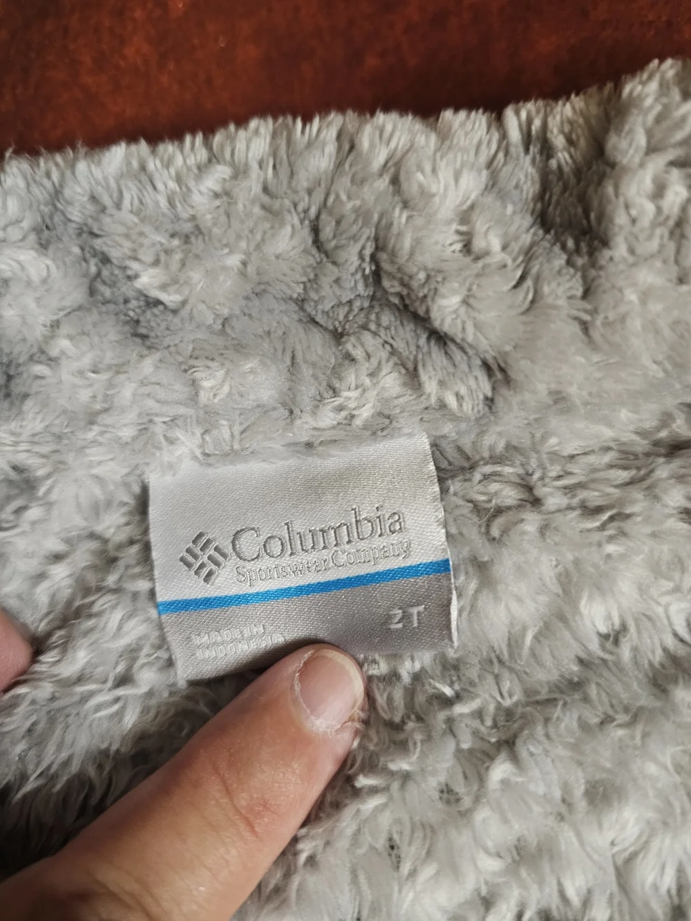 Columbia Jacket 2T Fire Side Sherpa FZ Gray Zip up